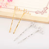 Wholesale Hair Accessories Alloy Hairpin With Bow Grape Shape Electroplating For Women