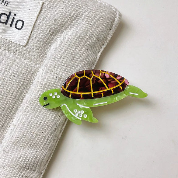 Wholesale Hair Accessories Cartoon Animal Fruit Vegetable Tulip Acetate Handmade Bangs Clip For Women