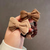 Wholesale Hair Accessories Cloth Handmade Bow Hair Rope For Women