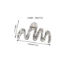 Wholesale Hair Accessories Plastic Resin Large Grasp Shark Clip With Lace Pattern And Printing For Women