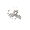 Wholesale Hair Accessories Plastic Resin Large Grasp Shark Clip With Lace Pattern And Printing For Women