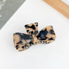 Wholesale Hair Accessories Plastic Resin Retro Handmade Grab Clip Bow Hairpin For Women