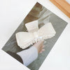 Wholesale Hair Accessories Plastic Resin Retro Handmade Grab Clip Bow Hairpin For Women