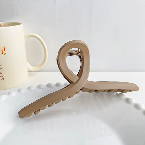 Wholesale Hair Accessories Ps Material Simple Style Handmade Shark Grip Clip For Women