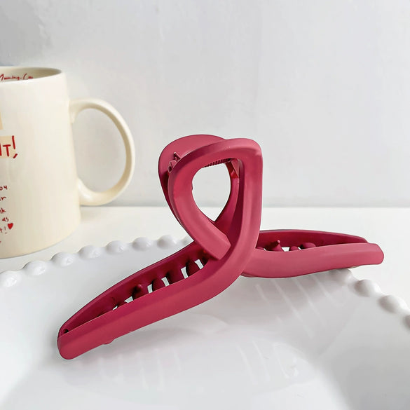 Wholesale Hair Accessories Ps Material Simple Style Handmade Shark Grip Clip For Women