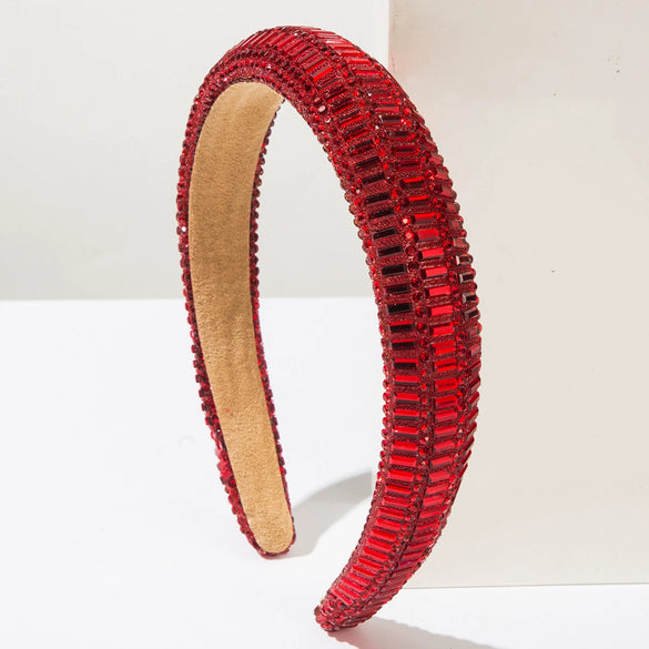 Wholesale Hair Accessories Rhinestone Retro Geometric Headband Set With Diamonds For Women