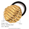 Wholesale Hair Accessories Stainless Steel 18K Gold Plated Cast Vintage Butterfly Wings Hair Rope For Women Electroplated