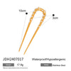 Wholesale Hair Accessories Stainless Steel Ushaped Geometric Electroplated Hairpin