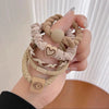 Wholesale Hair Band Women's Simple High Elastic Durable Handmade Mixed Material Hair Accessory