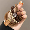 Wholesale Hair Band Women's Simple High Elastic Durable Handmade Mixed Material Hair Accessory