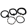 Wholesale Hair Band Women's Simple High Elastic Durable Handmade Mixed Material Hair Accessory