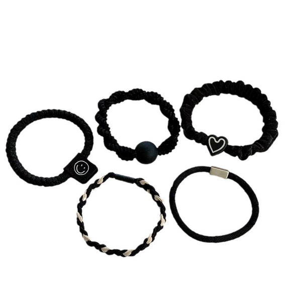 Wholesale Hair Band Women's Simple High Elastic Durable Handmade Mixed Material Hair Accessory