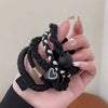 Wholesale Hair Band Women's Simple High Elastic Durable Handmade Mixed Material Hair Accessory
