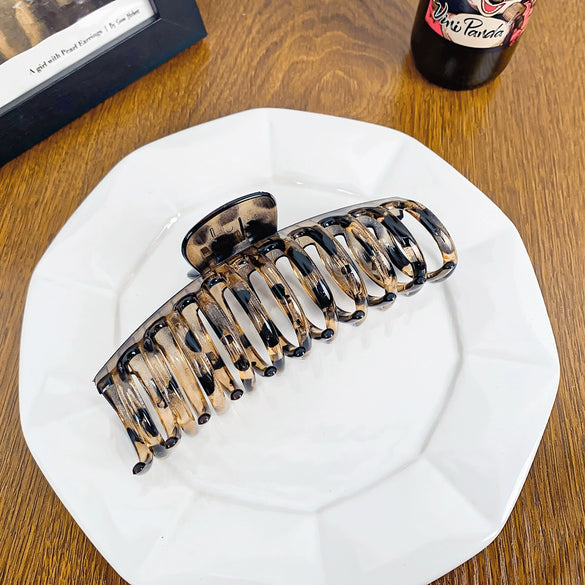 Wholesale Hair Clip Pc Handmade Retro Leopard Geometric Style For Women