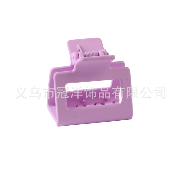 Wholesale Hair Clips Acrylic Material Square Shape Fashion Style Baking Paint