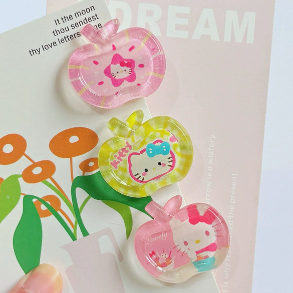 Wholesale Hair Clips Mixed Materials Handmade Heart Fruit Duckbill Shape For Women