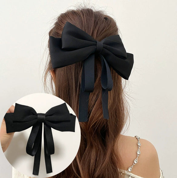 Wholesale Hair Clips Satin Cloth Multi Layer Bow Pure Handmade Hair Accessories For Women