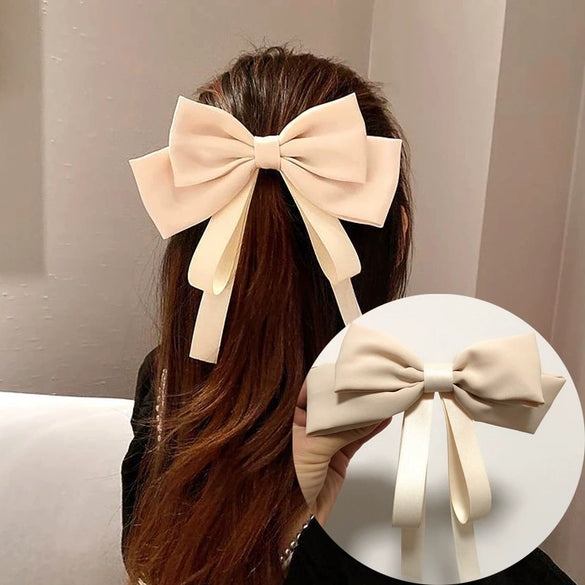 Wholesale Hair Clips Satin Cloth Multi Layer Bow Pure Handmade Hair Accessories For Women