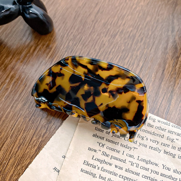 Wholesale Hair Grasp Clip Acetic Acid Semicircular Handmade For Women