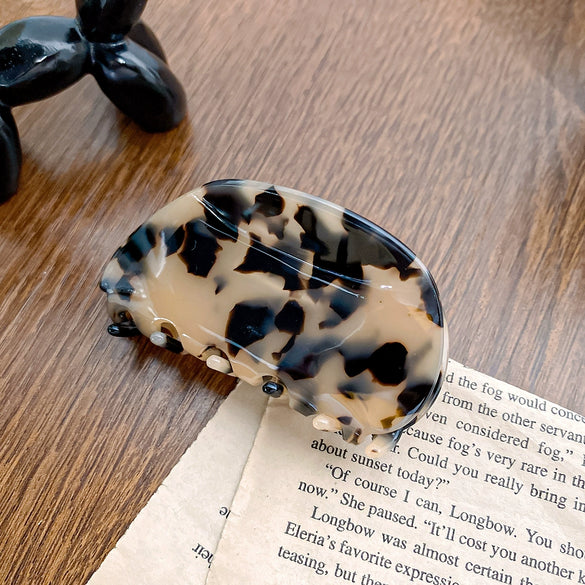 Wholesale Hair Grasp Clip Acetic Acid Semicircular Handmade For Women