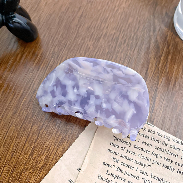 Wholesale Hair Grasp Clip Acetic Acid Semicircular Handmade For Women