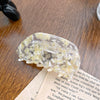Wholesale Hair Grasp Clip Acetic Acid Semicircular Handmade For Women