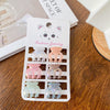 Wholesale Hair Ornaments Candycolored Mini Grab Sweet Mermaid Style Hairpins Plastic And Resin Material With Butterfly Flower Bow Pattern Handmade