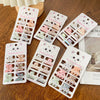 Wholesale Hair Ornaments Candycolored Mini Grab Sweet Mermaid Style Hairpins Plastic And Resin Material With Butterfly Flower Bow Pattern Handmade