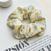 Wholesale Hair Ring Chiffon Fabric Small Floral Fresh Handmade Style For Women