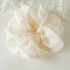 Wholesale Hair Ring Head Rope Head Flower Mixed Materials Handmade Cream Sweet Girl Style With Star Bubble Mesh Shape