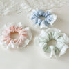Wholesale Hair Ring Headwear Lace Fabric Handmade Girl Colorful Fresh Small Floral High Elasticity Lovely