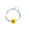 Wholesale Hair Rope Alloy With Small Daisy Pattern And Baking Paint For Girls