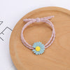 Wholesale Hair Rope Alloy With Small Daisy Pattern And Baking Paint For Girls