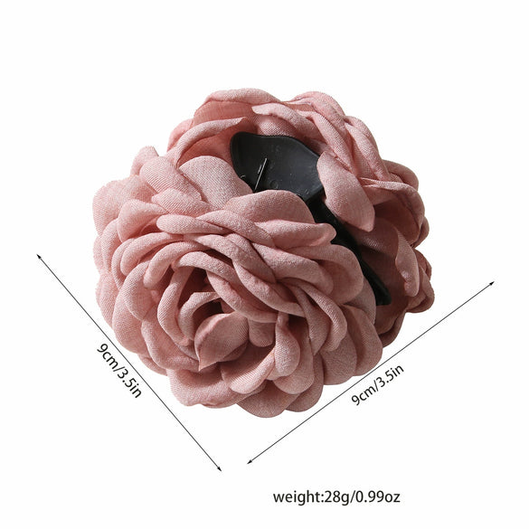 Wholesale Hair Shark Clip Cloth Handmade Fashion Plant Flowers Hair Accessories