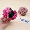 Wholesale Hair Shark Clip Cloth Handmade Fashion Plant Flowers Hair Accessories