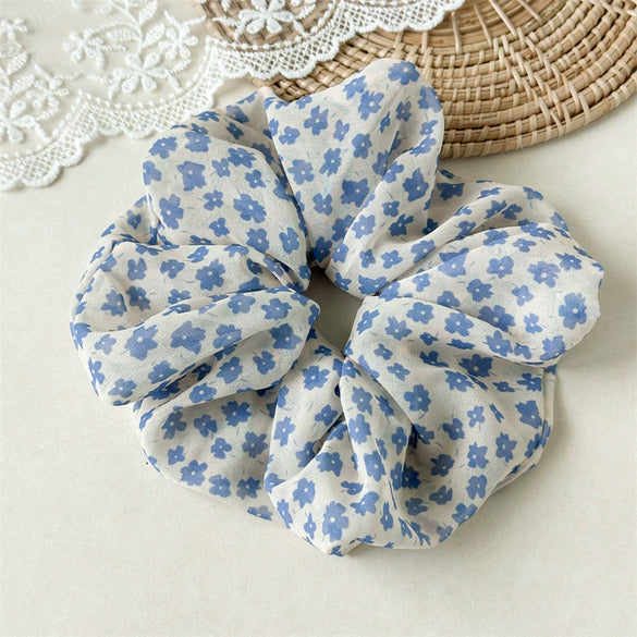 Wholesale Hair Tie For Women Floral Cloth High Elasticity Handmade