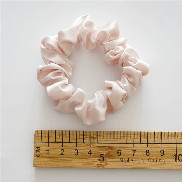 Wholesale Hair Tie Rope Fabric Handmade Black And White Fan Small Intestine Ring High Elastic Accessories