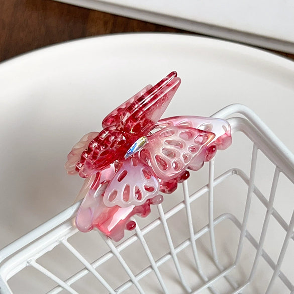 Wholesale Hairpin Acetic Acid Handmade Doublelayer Hollow Butterfly Sweet Style For Women
