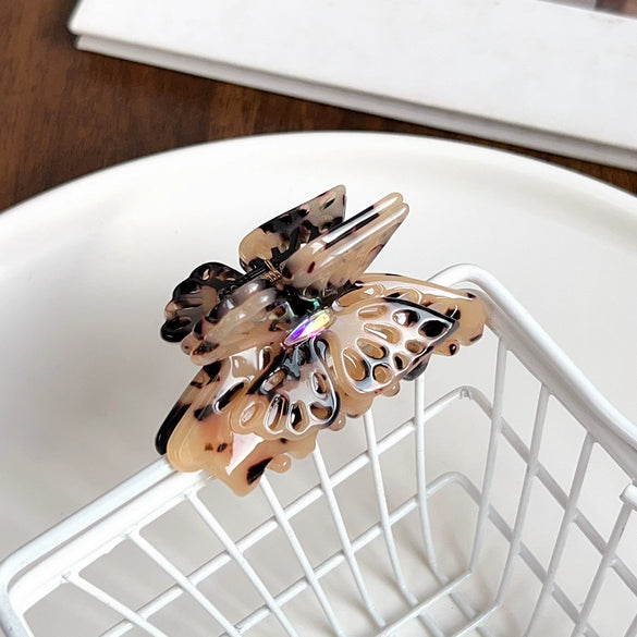 Wholesale Hairpin Acetic Acid Handmade Doublelayer Hollow Butterfly Sweet Style For Women
