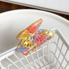 Wholesale Hairpin Acetic Acid Handmade Doublelayer Hollow Butterfly Sweet Style For Women