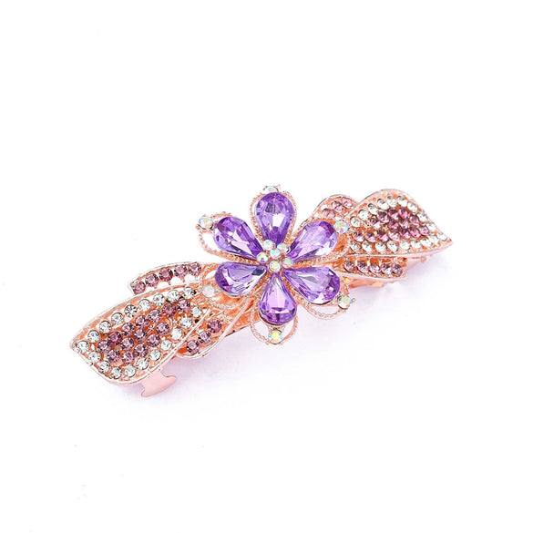 Wholesale Hairpin Alloy Bow Spring Clip Electroplated Headwear Accessories For Women
