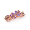 Wholesale Hairpin Alloy Bow Spring Clip Electroplated Headwear Accessories For Women