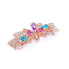 Wholesale Hairpin Alloy Bow Spring Clip Electroplated Headwear Accessories For Women