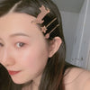 Wholesale Hairpin Copper Zinc Alloy Animals Dripping Oil Style Female Hair Accessories Cat Shiny Starry Sky Side Clip