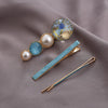 Wholesale Hairpin Copper Zinc Alloy Animals Dripping Oil Style Female Hair Accessories Cat Shiny Starry Sky Side Clip