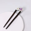Wholesale Hairpin Retro Style Geometric Wood Sandalwood Headwear