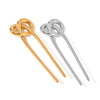 Wholesale Hairpin Stainless Steel Electroplated Geometric Light Luxury Jewelry