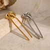 Wholesale Hairpin Stainless Steel Electroplated Geometric Light Luxury Jewelry