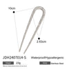 Wholesale Hairpin Stainless Steel 18K Gold Electroplated Geometric Light Luxury Jewelry