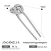 Wholesale Hairpin Stainless Steel 18K Gold Electroplated Geometric Light Luxury Jewelry